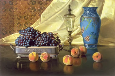 Nature morte avec des pêches, 1881